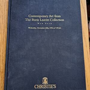 Contemporary Art from The Boris Leavitt Collection Christie's Book November 1996
